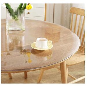 Deep Dream 2mm Thick 45 Inch Clear Round Table Protector- Cove Protector